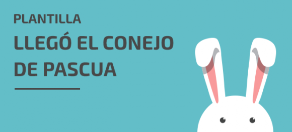 Plantilla email Conejo Pascua